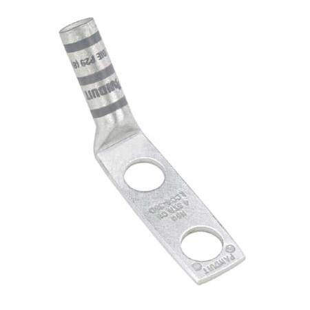 Panduit Copper Compression Lug, 2 Hole, #8 AWG, 1/4 (6.4mm) Stud, LCC8-14DH-L LCC8-14DH-L